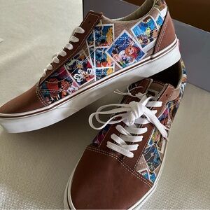 Vans Old Skool Disney 100 Scrapbook Mult Mid Suede Top Mens Size 11 Limited Ed